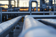 Natural gas pipelines symbolizing Itera's role in the Russian energy industry